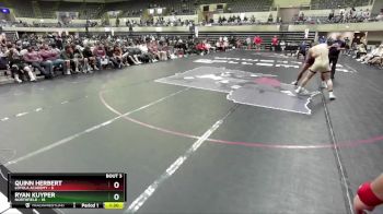 189 lbs Round 2 (4 Team) - Quinn Herbert, Loyola Academy vs Ryan Kuyper, Northfield