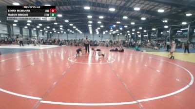 72 lbs Round 2 - 10:45am Saturday - Mason Simons, Terps Xtreme vs Ethan Mcmahan, All I See Is Gold