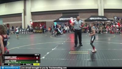 56 lbs Round 3 (4 Team) - Asher Crisp, Spatola Wrestling vs Cade Yahne, Panhandle All-Stars