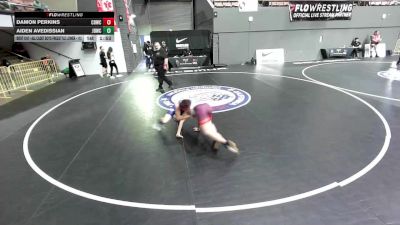 All Cadet Boys Freestyle Lower - 113 lbs Cons. Round 3 - Damon Perkins, Church Boyz Wrestling Club vs Aiden Avedissian, Junkyard Dogs Wrestling Club