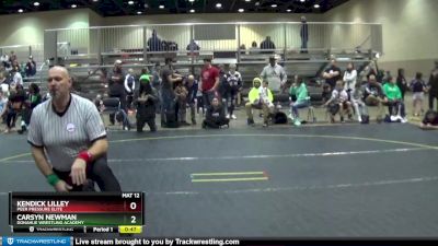 56 lbs Round 3 - Carsyn Newman, Donahue Wrestling Academy vs Kendick Lilley, Peer Pressure Elite