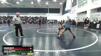 138 lbs Champ. Round 3 - John Alvarez, San Fernando vs Julian Solis, Calvary Chapel