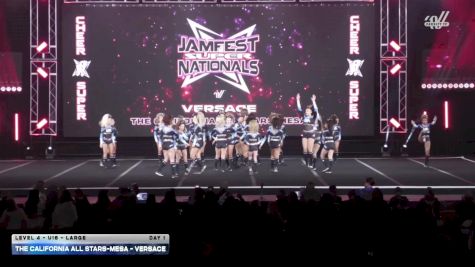 The California All Stars-Mesa - Versace [2026 L4 - U16 - Large DAY 1] 2026 JAMfest Cheer Super Nationals