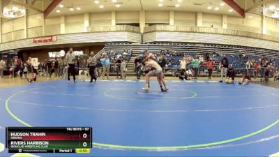 97 lbs Cons. Round 3 - Rivers Harbison, Ironclad Wrestling Club vs Hudson Trahin, Indiana