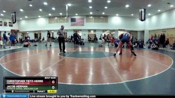 165 lbs Cons. Semi - Jacob Herman, Franklin Central Wrestling Club vs Christopher Tietz-Herrera, Portage Wrestling Club