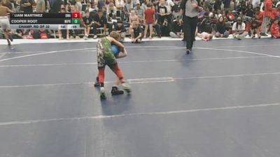 63 lbs Champ. Rd Of 32 - Liam Martinez, Denver Wrestling Academy vs Cooper Root, Michigan Premier