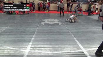 80_B lbs Round Of 32 - Carl Brine, Peters Twp vs Colten Beacom, United