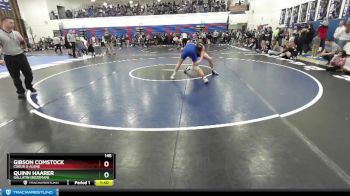 145 lbs Champ. Round 2 - Gibson Comstock, Coeur D Alene vs Quinn Haarer, Gallatin (Bozeman)