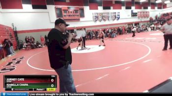 170 lbs 1st Place Match - Isabella Chapa, Omak vs Jurney Cate, Omak