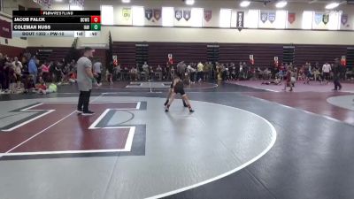 PW-10 lbs 1st Place Match - Jacob Falck, Delaware County Wrestling Club vs Coleman Nuss, Immortal Athletics WC