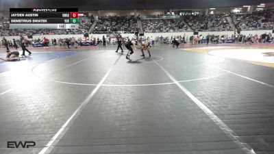 133 lbs Consi Of 32 #1 - Jayden Austin, Owasso Rams Jh Boys vs Demetrius Swatek, Yukon