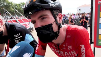 Unfortunate Incident With Primoz Roglic - Fred Wright