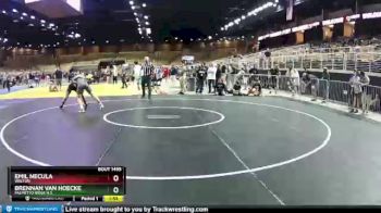 145 lbs Champ. Round 3 - Brennan Van Hoecke, Palmetto Ridge H.S. vs Emil Necula, Walton