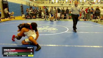 110 lbs Round 3 (4 Team) - Luke Piedrahita, Finger Lakes Elite vs Shiloh Twigg, Black Hive WC