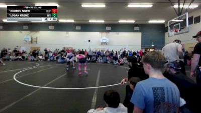 120 lbs Quarters - Korbyn Shaw, Declo Stingers vs Logan Krenz, Hawk Wrestling Club