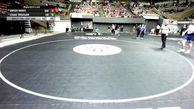 287 lbs Consi Of 8 #2 - Diego Nuno, Hanford vs Chad Troxler, Liberty Bakersfield