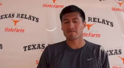 Pablo Solares after mile 2011 Texas Relays