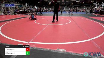 58 lbs Semifinal - Ace Durao, Bartlesville Wrestling Club vs Kaiden Candy, Sperry Wrestling Club