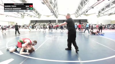 172-H lbs Consi Of 8 #1 - Gabriel Tosto, Orchard South WC vs Nicholas Kemmerer, Estebuilt WC