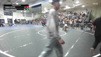 126 lbs Cons. Semi - Josiah Leyvas, La Serna vs Oscar Mendoza, Servite