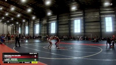 90 lbs Quarterfinal - Laney Grimes, Marysville Monarchs vs Brooklyn Rauen, Force Elite