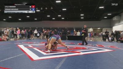 200 lbs Final - Lyla Hensen, MI vs Zeinab Mourad, FL
