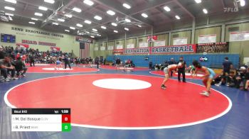147 lbs Quarterfinal - Max Del Bosque, Clovis North vs Beau Priest, Bakersfield