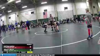 84 lbs Round 1 (6 Team) - Keiley Mills, Kearney Matcats - Gold vs Axton Gates, G.I. Grapplers Gold