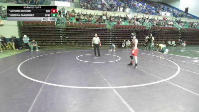 126 lbs Quarterfinal - Jayden Morris, Belton-Honea Path vs Jordan Martinez, Powdersville