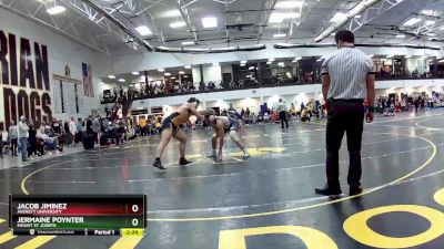 197 lbs Quarterfinal - Jermaine Poynter, Mount St Joseph vs Jacob Jiminez, Averett University