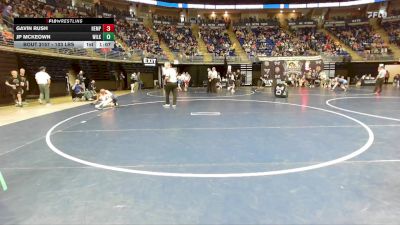 103 lbs Round Of 32 - Gavin Rush, Hempfield vs JP Mckeown, Wilkes Barre