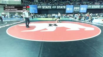 Boys 3A 132 lbs Semifinal - Koi Calhoun, Lakes vs Jayden Martinez, Hermiston
