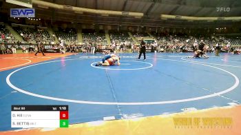 115 lbs Quarterfinal - David Hill, Elevate vs SIMON BETTIS, Sebolt Wrestling Academy