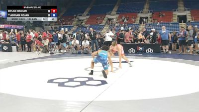 120 lbs Cons. Rd Of 64 - Dylan Osolin, Ohio vs Adrian Rojas, Florida
