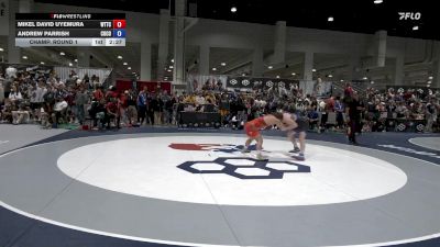70 lbs Champ. Round 1 - Mikel David Uyemura, World Team Training Center vs Andrew Parrish, Cornell College