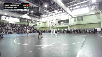 170 lbs Cons. Semi - Angelica Espinoza, CHATSWORTH vs Jacqueline Oliva, BIRMINGHAM