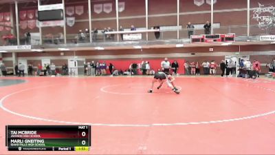 120 lbs Semifinal - Tai McBride, Jackson High School vs Marli Gneiting, Idaho Falls High School