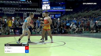 160 lbs Cons 32 #1 - David Pagan, Florida vs Duane Otto, Montana