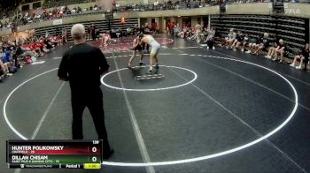 139 lbs Round 2 (4 Team) - Dillan Chisam, Saint Pius X (Kansas City) vs Hunter Polikowsky, Chatfield