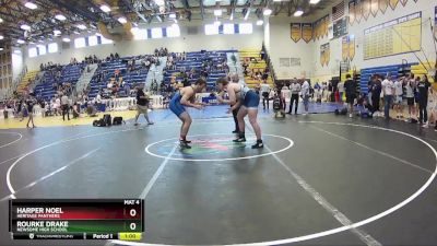 215 lbs Cons. Round 3 - Rourke Drake, Newsome High School vs Harper Noel, Heritage Panthers