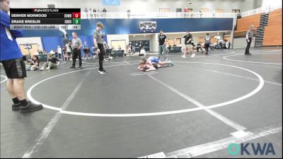 110-120 lbs Rr Rnd 5 - Denver Norwood, Cowboy Wrestling Club vs Drake Breslin, Choctaw Ironman