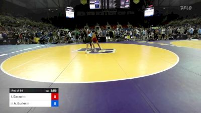 113 lbs Rnd Of 64 - Ian Garza, WA vs Aaron Burke, OR