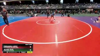 6A - 119 lbs 3rd Place Match - Fernanda Lopez, Richardson Lake Highlands vs Alyssa Ruiz, Northwest Nelson