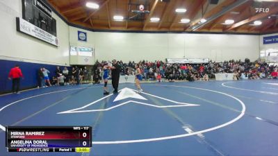 117 lbs Cons. Round 3 - Angelina Doral, University Of Providence vs Mirna Ramirez, Stanford