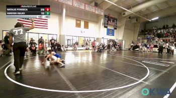 74 lbs Semifinal - Natalie Fonseca, Sperry Wrestling Club vs Kirsten Kelso, Tiger Trained Wrestling