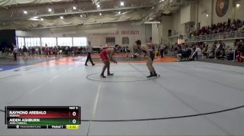 174 lbs Quarterfinal - Raymond Arebalo, Wabash vs Aiden Ashburn, John Carroll