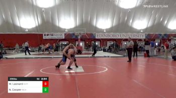 285 lbs Consolation - Will Leonard, Buffalo vs Nicholas Cooper, Michigan State