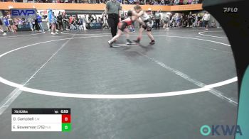 75/83 lbs Rr Rnd 2 - Olivia Campbell, Elgin Wrestling vs Emmeline Bowerman (75), Plainview Youth Wrestling Club