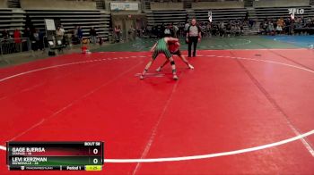 115 lbs Champ. Round 1 - Levi Kerzman, Paynesville vs Gage Bjerga, Staples