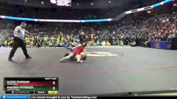 1st Place Match - Alexis Pehrson, Yutan Girls vs Madisen Petersen, Crofton Girls